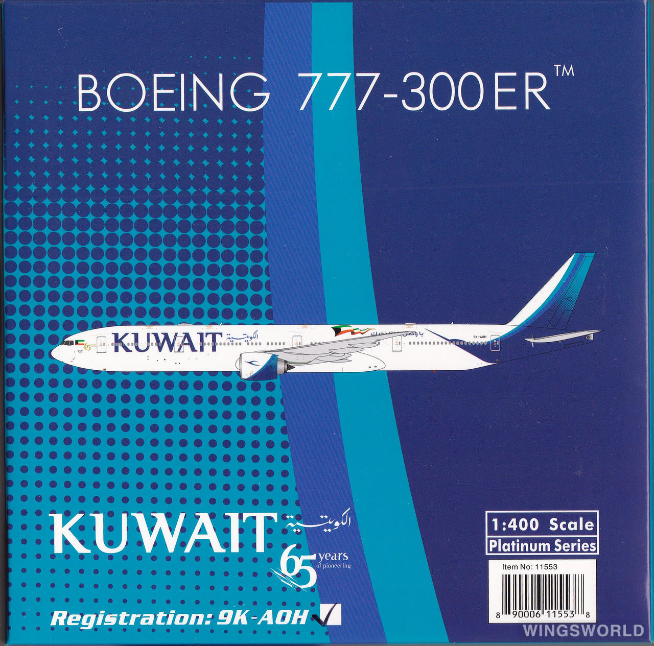 Phoenix 1:400 PH11553 Kuwait Airways 科威特航空 Boeing 777-300ER 9K-AOH