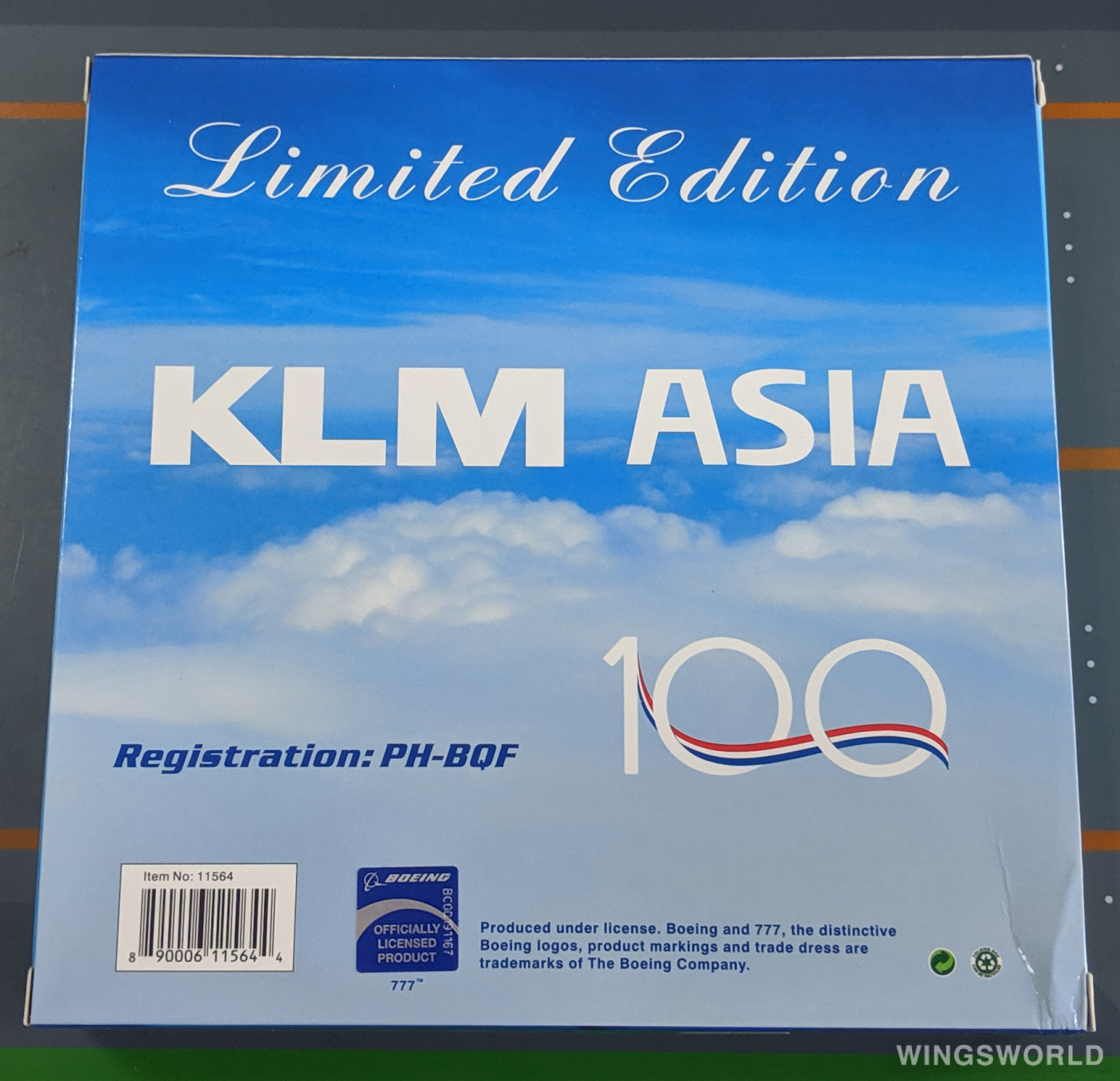 Phoenix 1:400 PH11564 KLM 荷兰皇家航空 Boeing 777-200 PH-BQF