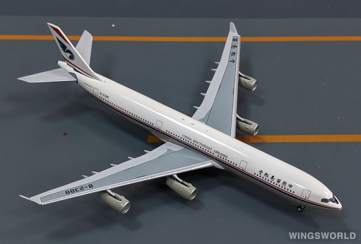 AeroClassics 1:400 ACB2388 China Southwest Airlines 中国西南航空 Airbus A340-300 B-2388