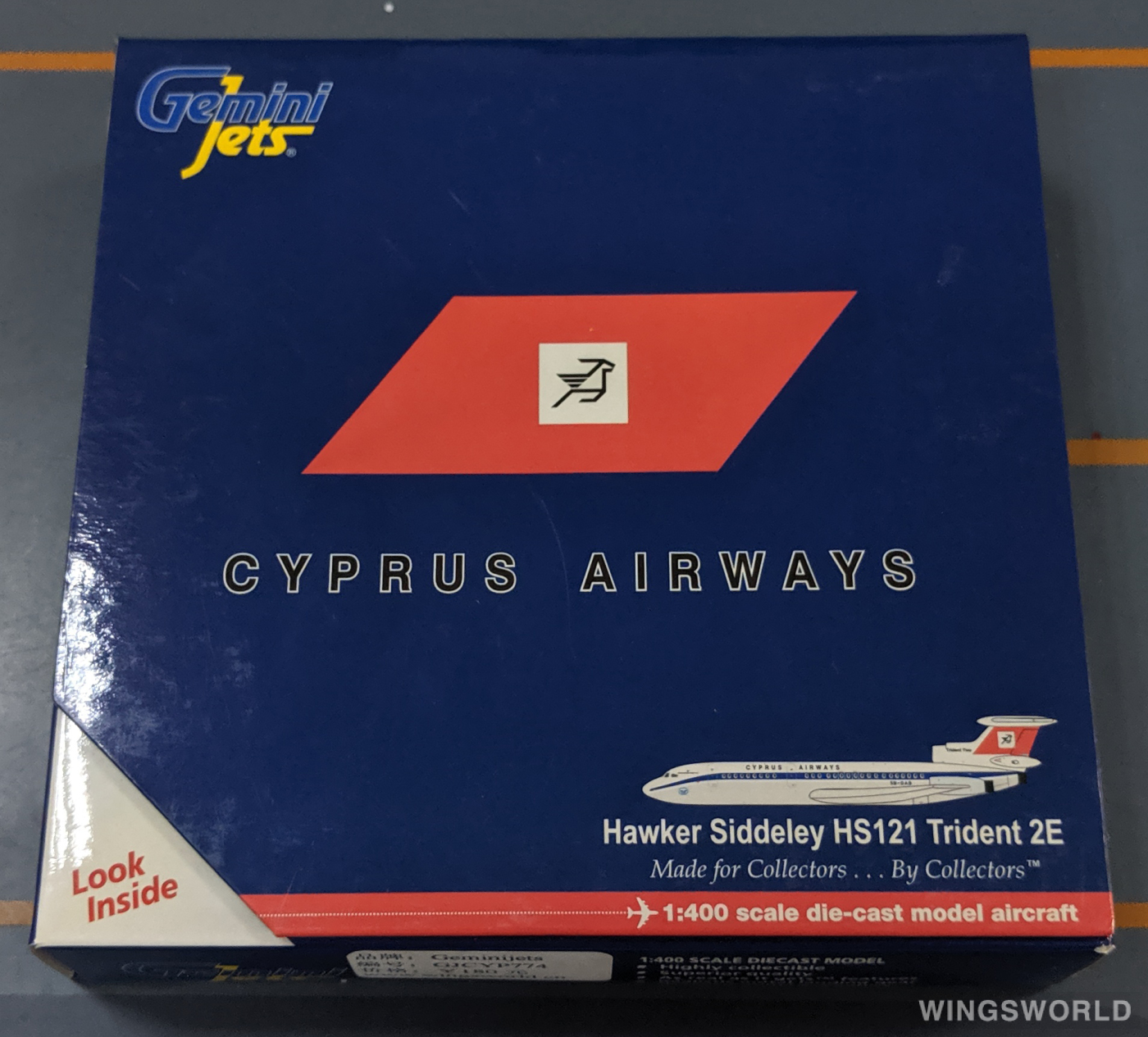 Geminijets 1:400 GJCYP774 Cyprus Airways 塞浦路斯航空 Hawker Siddeley Trident 5B-DAB