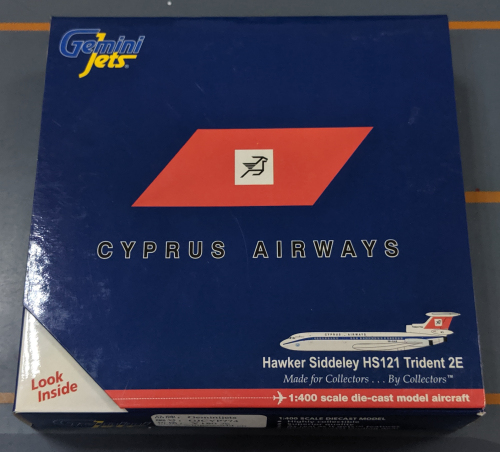 Cyprus Airways 塞浦路斯航空 Hawker Siddeley Trident 5B-DAB GJCYP774 Geminijets 1:400