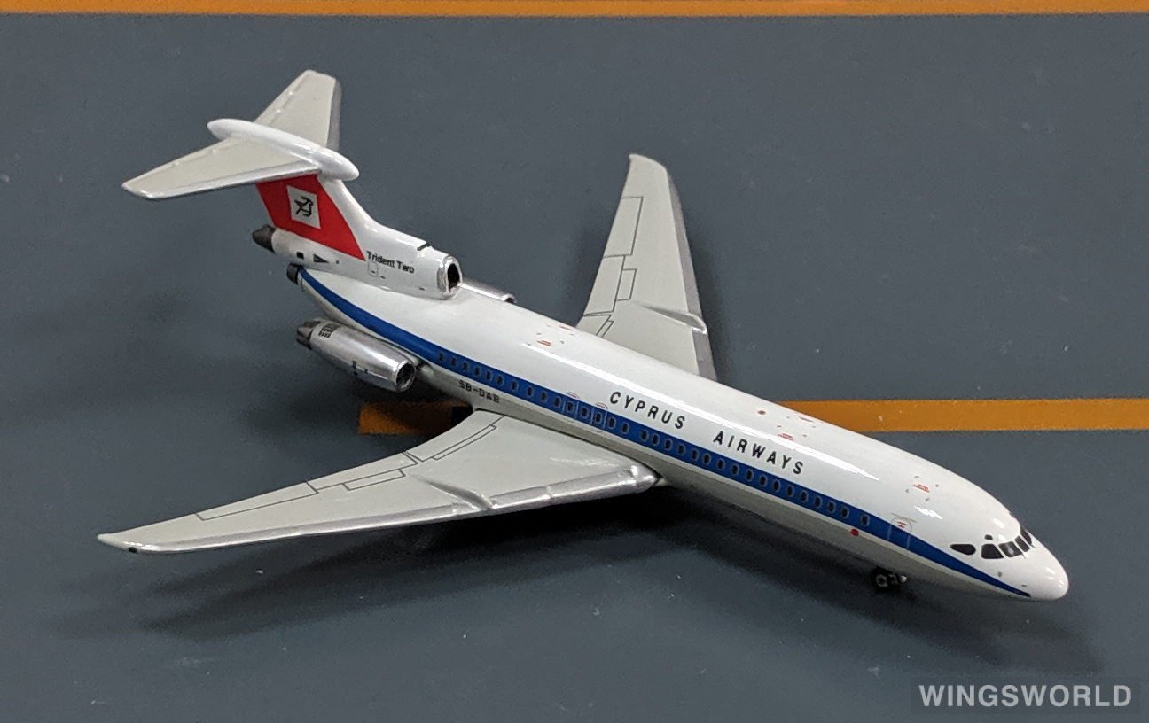 Geminijets 1:400 GJCYP774 Cyprus Airways 塞浦路斯航空 Hawker Siddeley Trident 5B-DAB