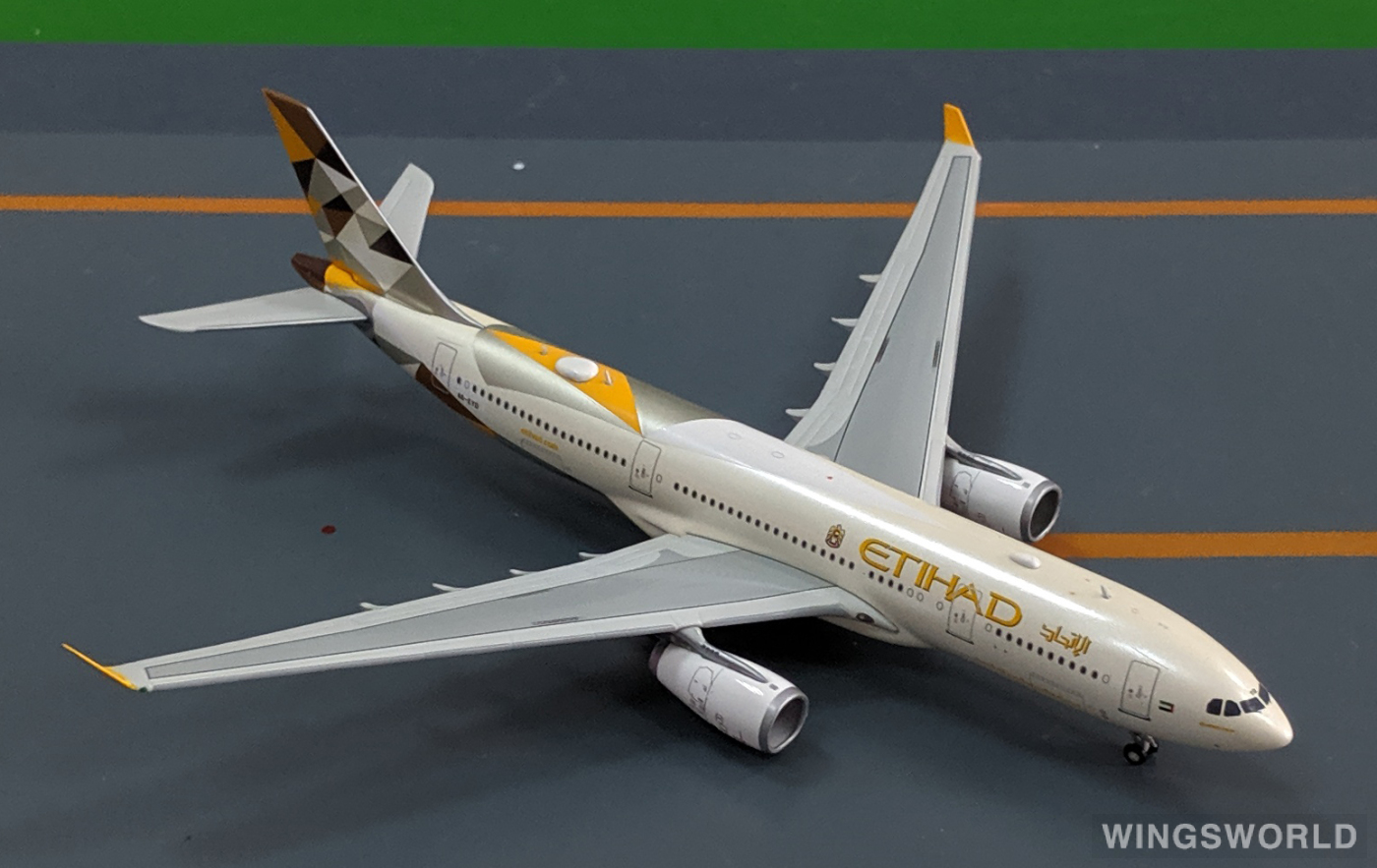JC Wings 1:400 XX4501 Etihad Airways 阿提哈德航空 Airbus A330-200 A6-EYD