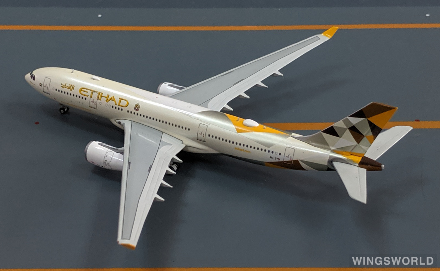 JC Wings 1:400 XX4501 Etihad Airways 阿提哈德航空 Airbus A330-200 A6-EYD