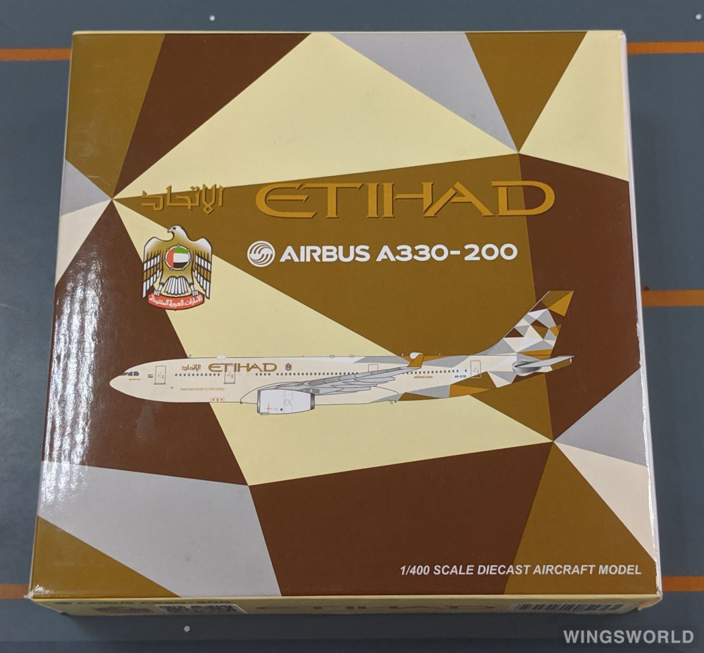 JC Wings 1:400 XX4501 Etihad Airways 阿提哈德航空 Airbus A330-200 A6-EYD
