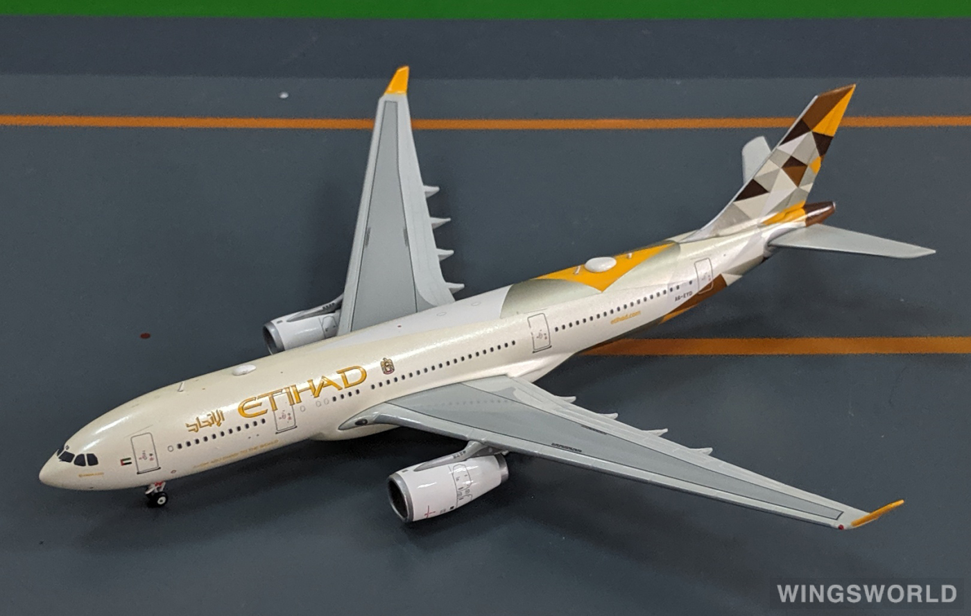 JC Wings 1:400 XX4501 Etihad Airways 阿提哈德航空 Airbus A330-200 A6-EYD