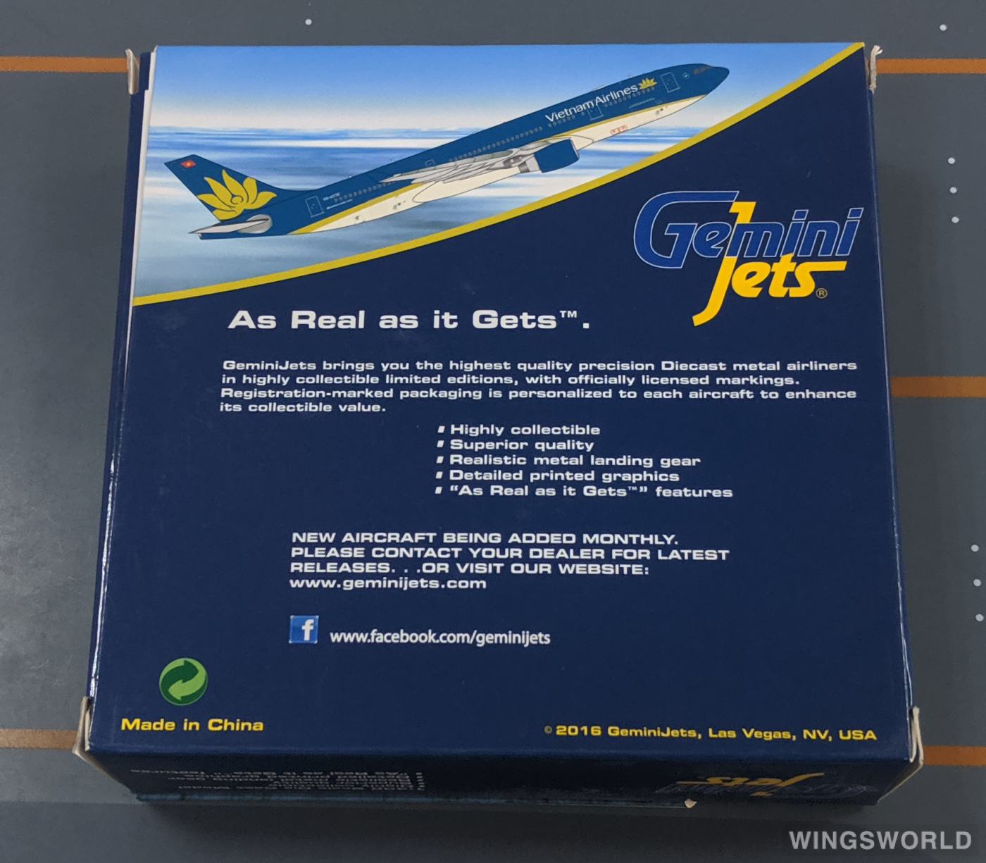 Geminijets 1:400 GJHVN1570 Vietnam Airlines 越南航空 Airbus A330-200 VN-A376