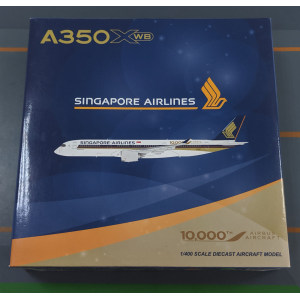Singapore Airlines 新加坡航空 Airbus A350-900 9V-SMF 10000TH XX4857 JC Wings 1:400