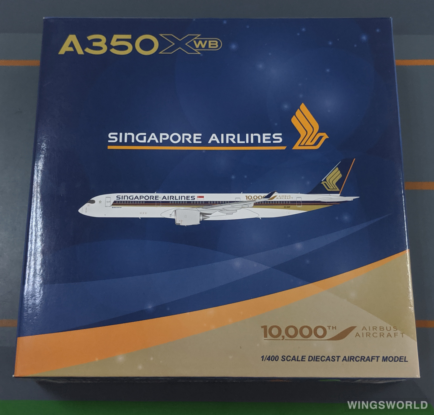 JC Wings 1:400 XX4857 Singapore Airlines 新加坡航空 Airbus A350-900 9V-SMF