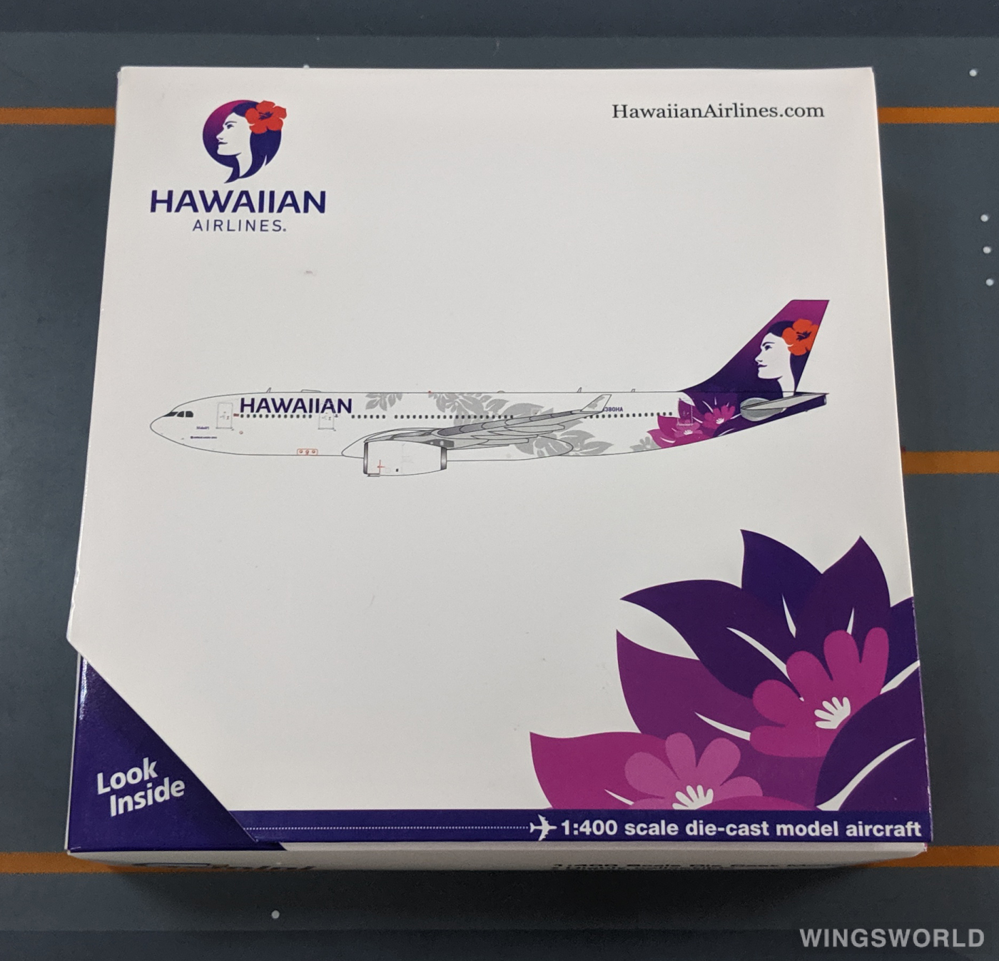 Geminijets 1:400 GJHAL1787 Hawaiian Airlines 夏威夷航空 Airbus A330-200 N380HA