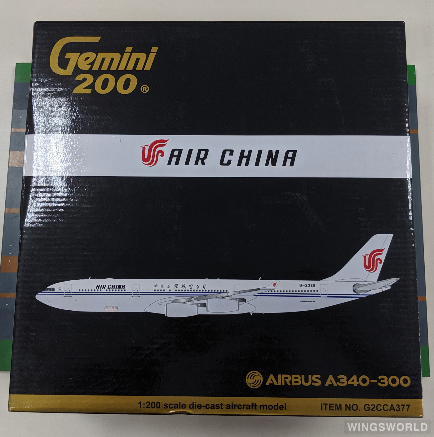 Geminijets 1:200 G2CCA377 Air China 中国国际航空 Airbus A340-300 B-2389