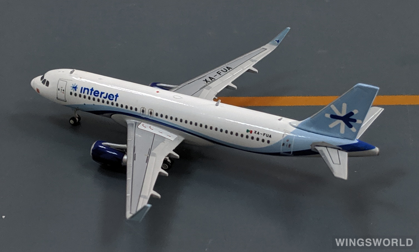 Geminijets 1:400 GJAIJ1490 Interjet 英特捷特航空 Airbus A320 XA-FUA