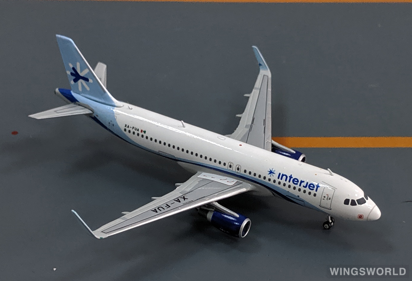 Geminijets 1:400 GJAIJ1490 Interjet 英特捷特航空 Airbus A320 XA-FUA