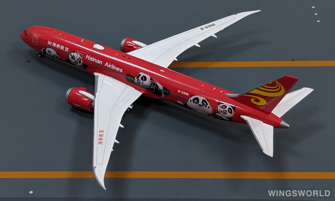 JC Wings 1:400 XX4087 Hainan Airlines 海南航空 Boeing 787-9 B-6998