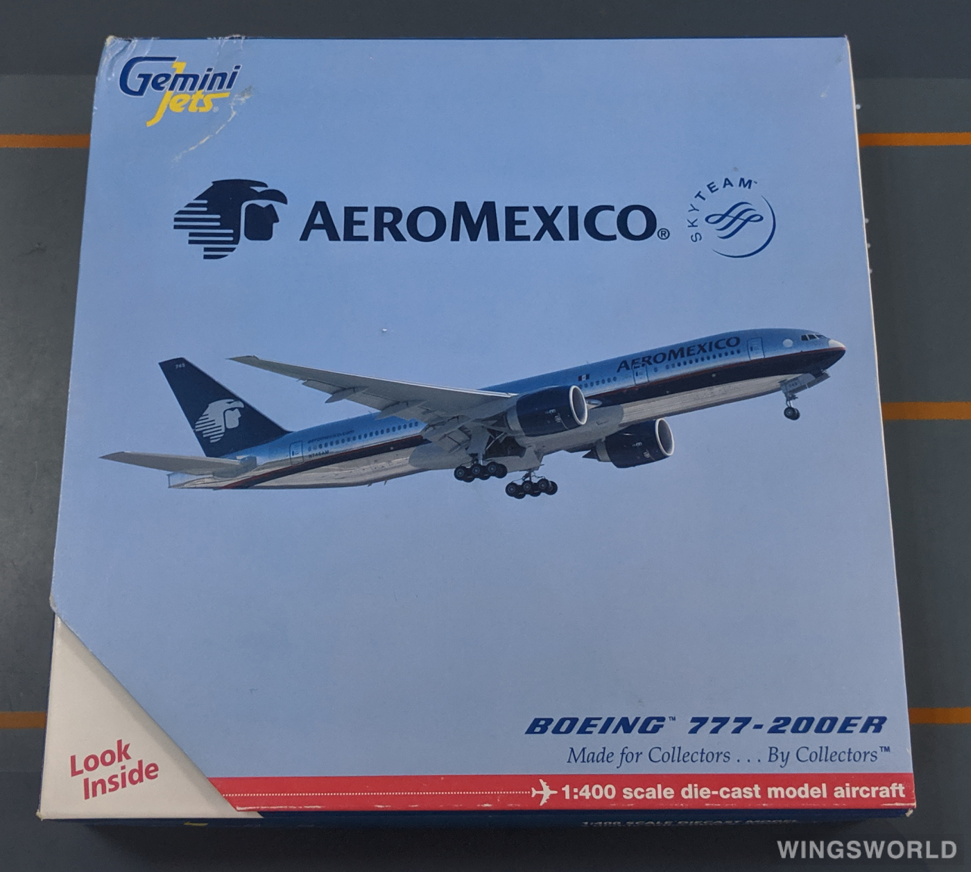 Geminijets 1:400 GJAMX669 Aeroméxico 墨西哥国际航空 Boeing 777-200 N745AM
