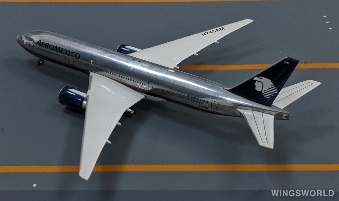 Geminijets 1:400 GJAMX669 Aeroméxico 墨西哥国际航空 Boeing 777-200 N745AM
