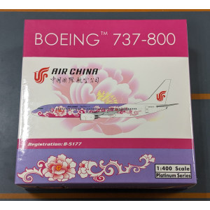Air China 中国国际航空 Boeing 737-800 B-5177 粉牡丹 PH10707 Phoenix 1:400