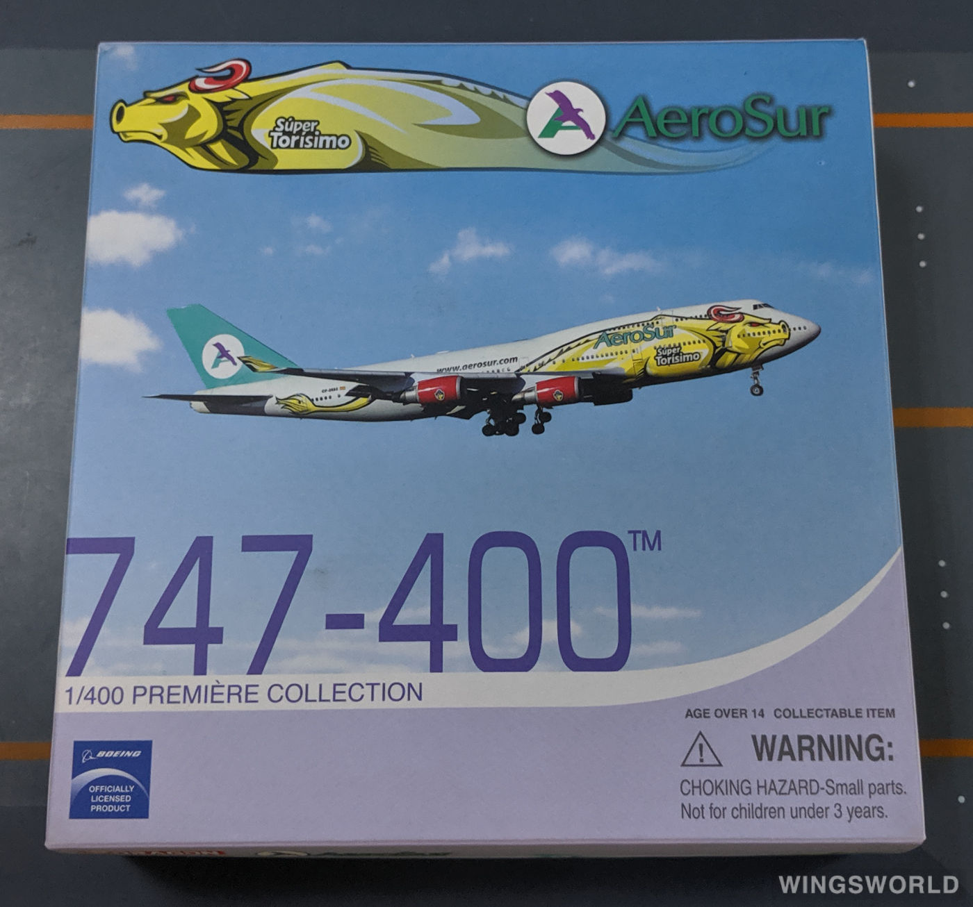 Dragon Models 1:400 56217 AeroSur 天空航空 Boeing 747-400 CP-2603