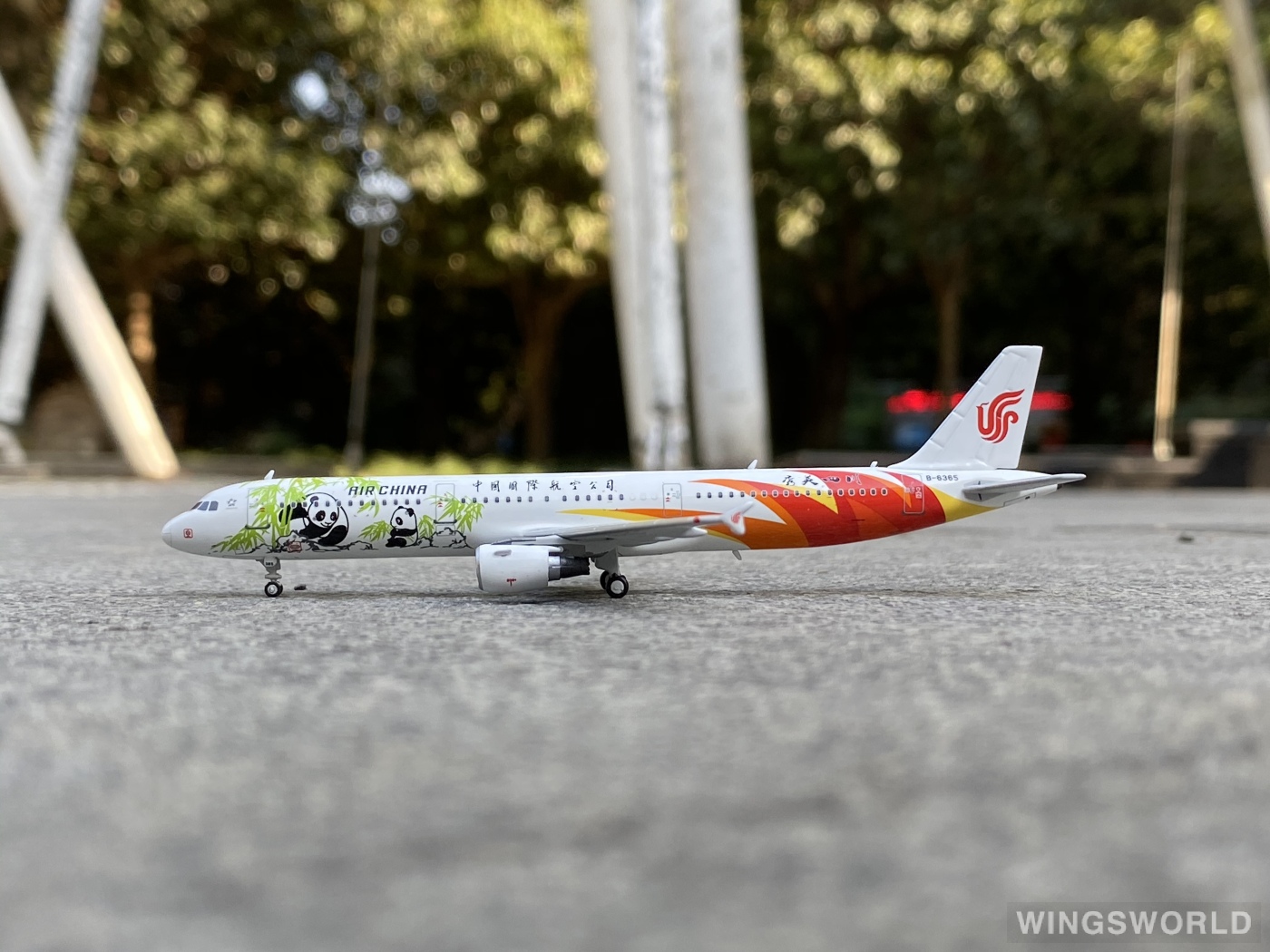 HYJLwings 1:400 HYJL81060 Air China 中国国际航空 Airbus A321 B-6365