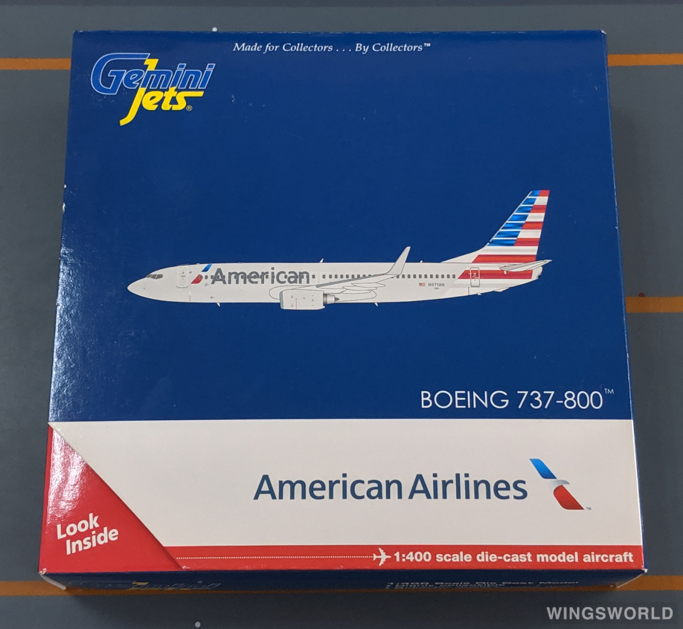 Geminijets 1:400 GJAAL1361 American Airlines 美国航空 Boeing 737-800 N971AN