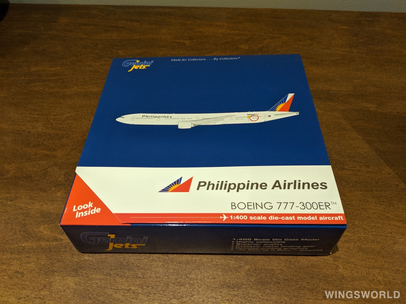 Geminijets 1:400 GJPAL1581 Philippine Airlines 菲律宾航空 Boeing 777-300 RP-C7773