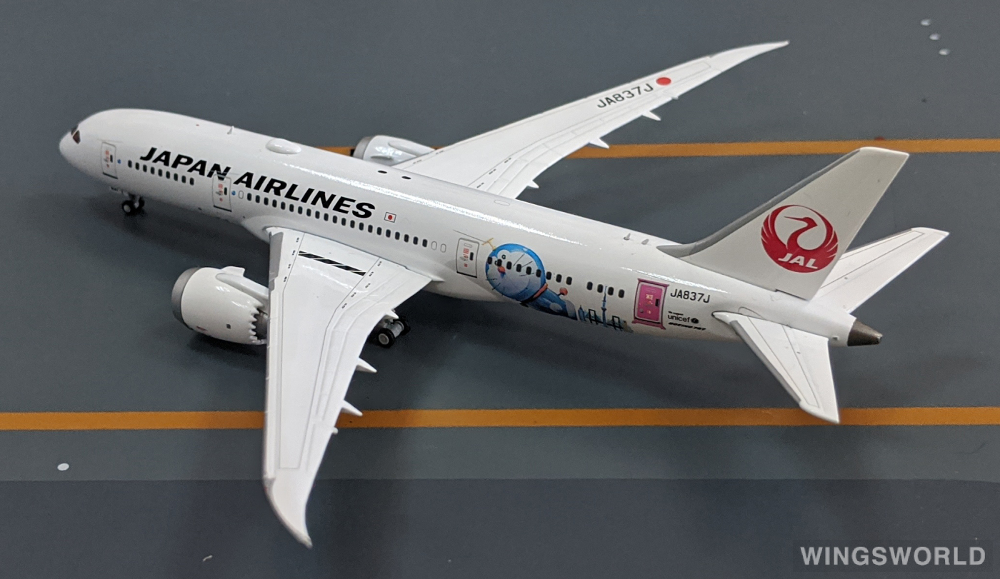 JC Wings 1:400 XX4118 Japan Airlines 日本航空 Boeing 787-8 JA837J