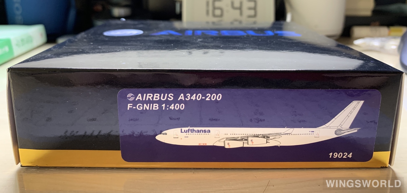 Pandamodel 1:400 19024 Lufthansa 汉莎航空 Airbus A340-200 F-GNIB
