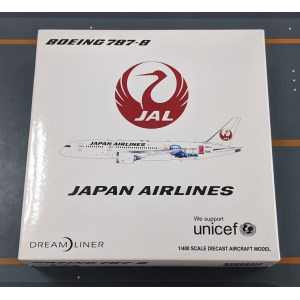 Japan Airlines 日本航空 Boeing 787-8 JA837J  XX4118 JC Wings 1:400