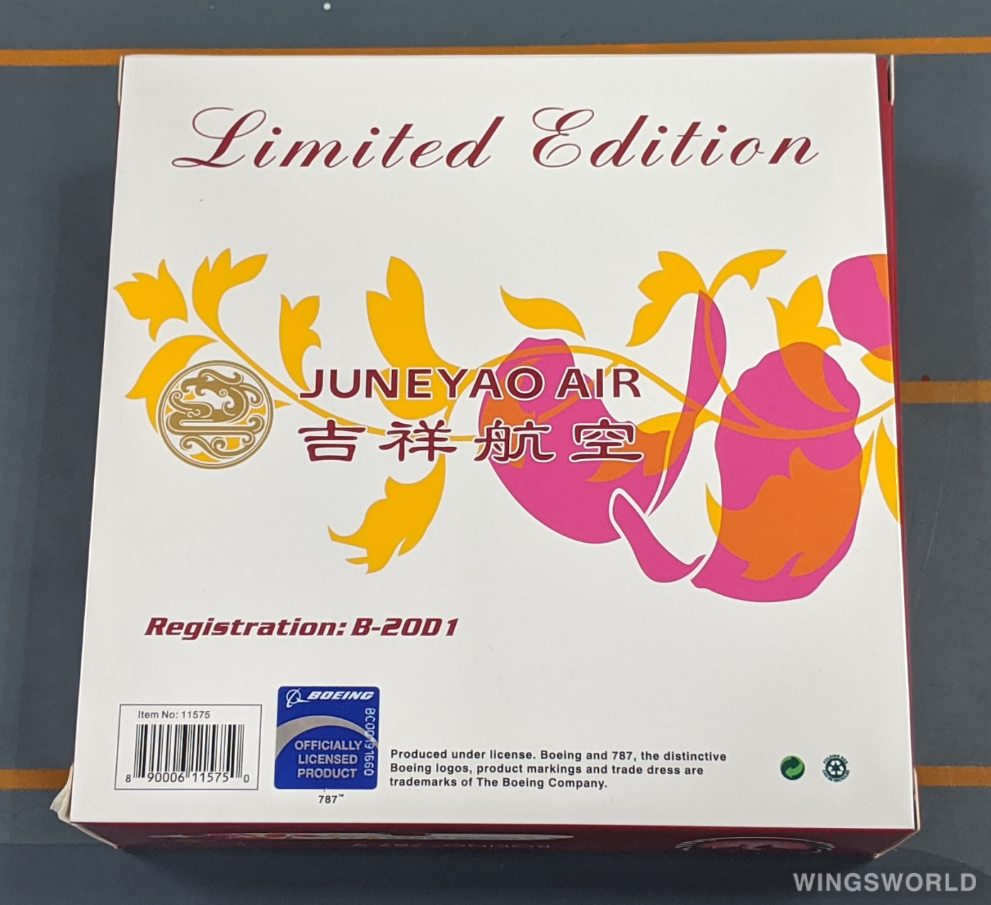 Phoenix 1:400 PH11575 Juneyao Airlines 吉祥航空 Boeing 787-9 B-20D1