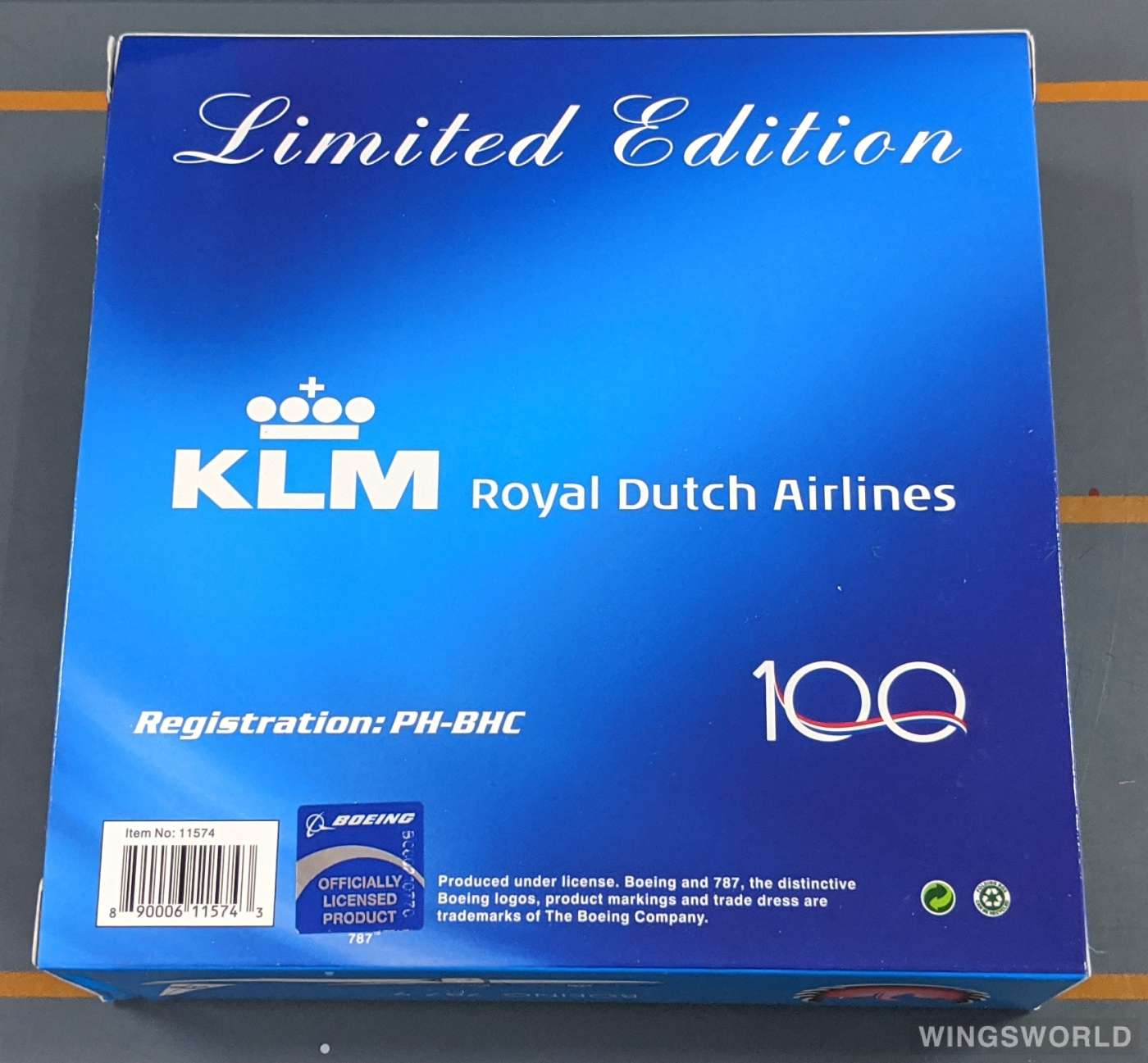 Phoenix 1:400 PH11574 KLM 荷兰皇家航空 Boeing 787-9 PH-BHC