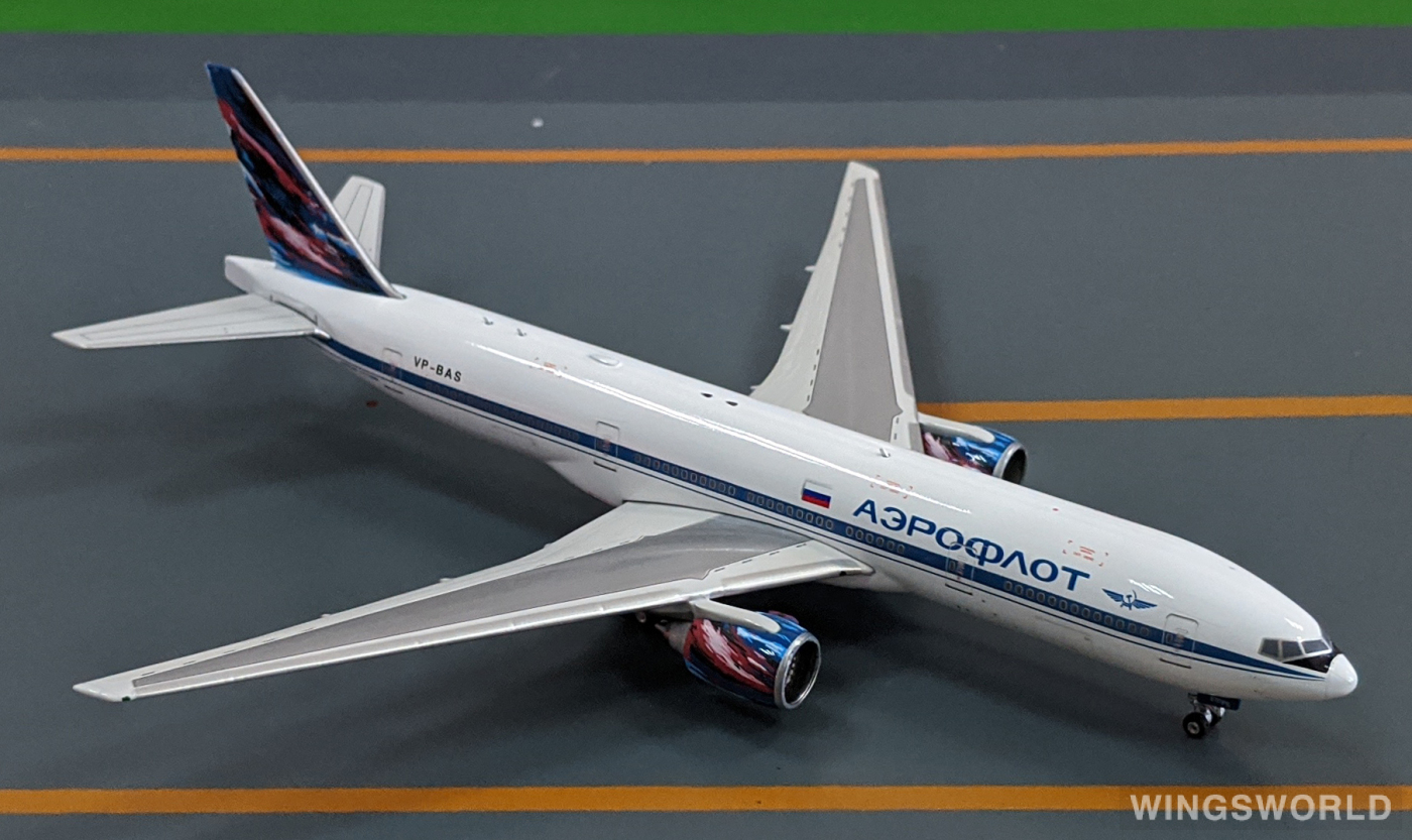 Phoenix 1:400 PH11160 Aeroflot 俄罗斯航空 Boeing 777-200 VP-BAS