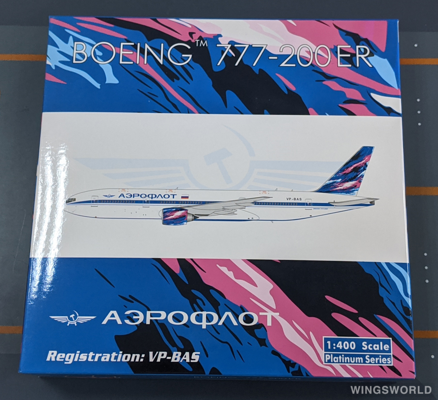 Phoenix 1:400 PH11160 Aeroflot 俄罗斯航空 Boeing 777-200 VP-BAS