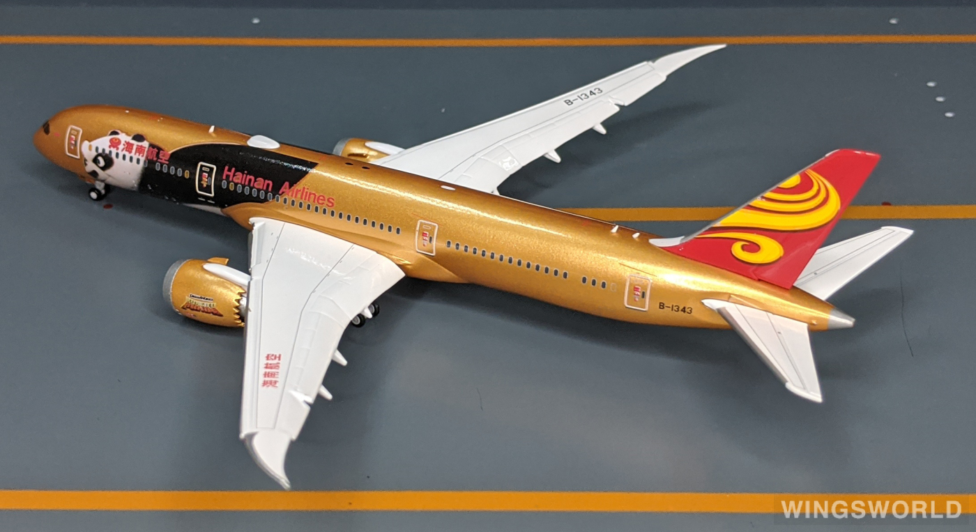 JC Wings 1:400 XX4033A Hainan Airlines 海南航空 Boeing 787-9 B-1343