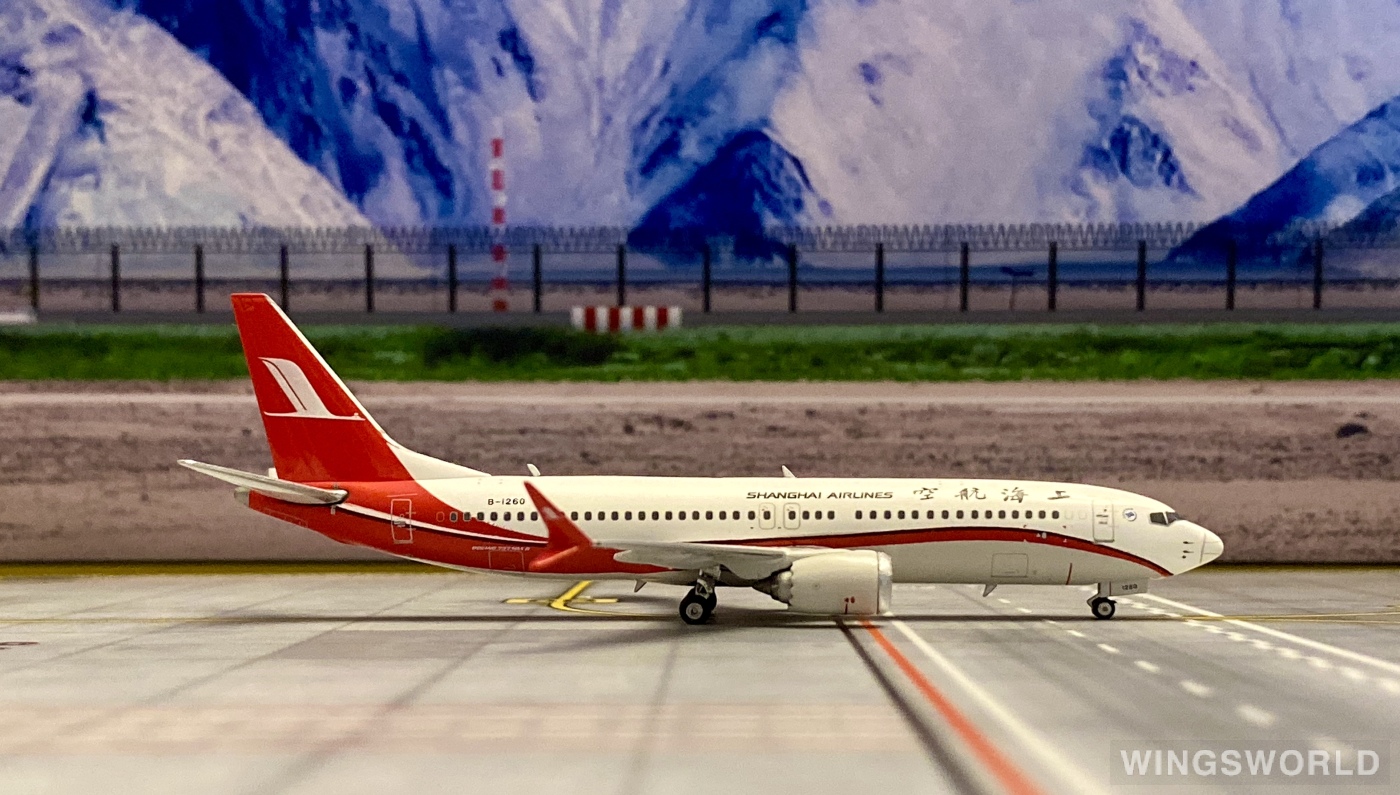 Phoenix 1:400 PH11461 Shanghai Airlines 上海航空 Boeing 737 MAX 8 B-1260