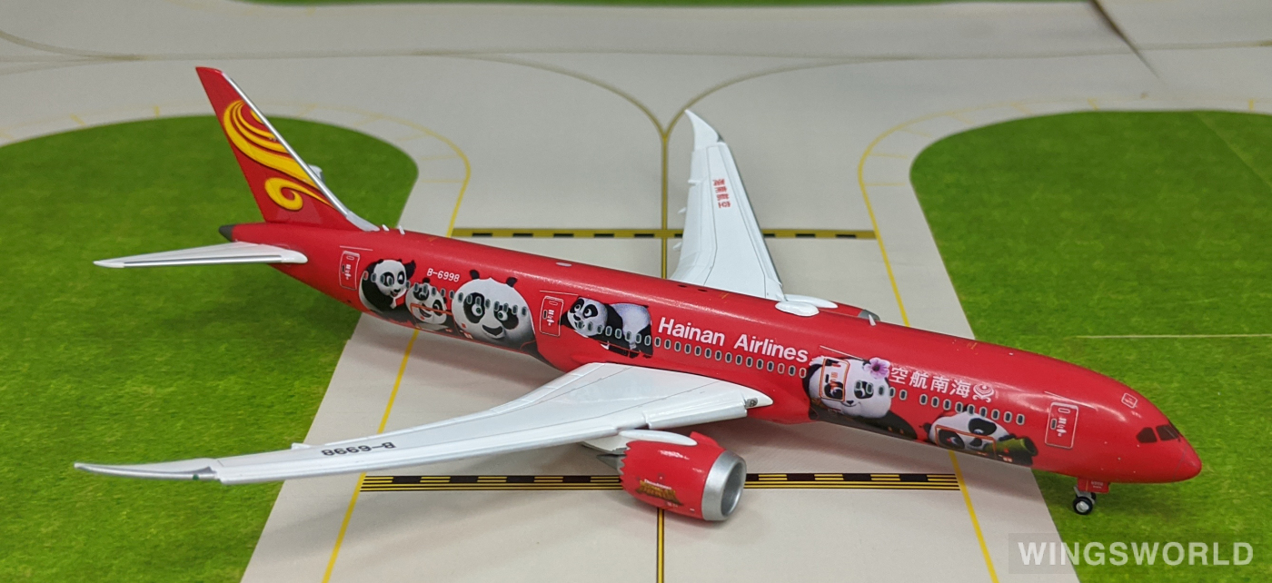 JC Wings 1:400 XX4087A Hainan Airlines 海南航空 Boeing 787-9 B-6998