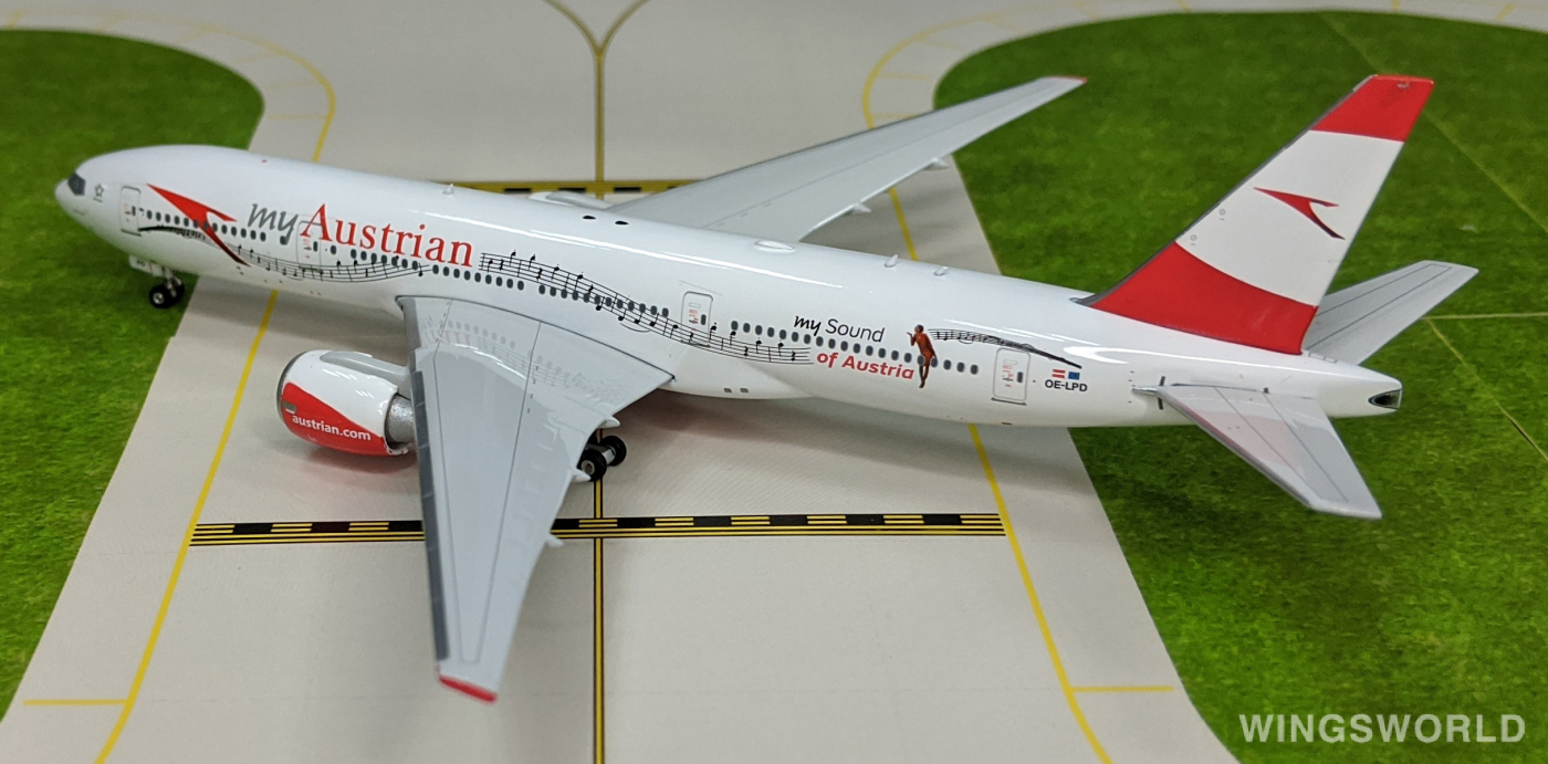 Phoenix 1:400 PH11527 Austrian Airlines 奥地利航空 Boeing 777-200 OE-LPD