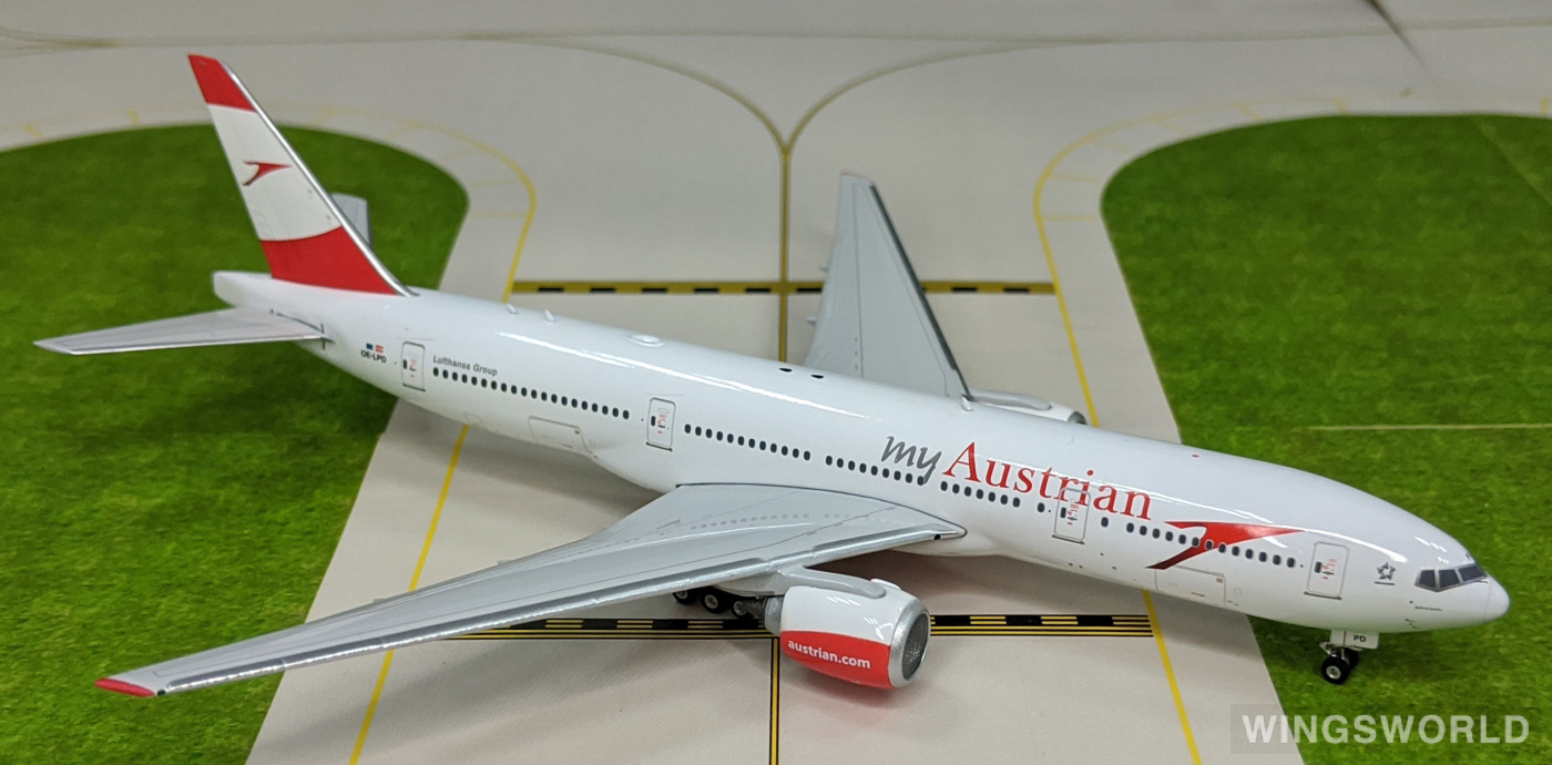 Phoenix 1:400 PH11527 Austrian Airlines 奥地利航空 Boeing 777-200 OE-LPD