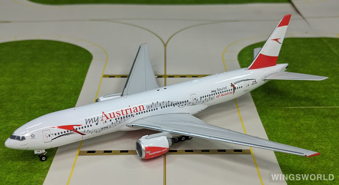 Phoenix 1:400 PH11527 Austrian Airlines 奥地利航空 Boeing 777-200 OE-LPD