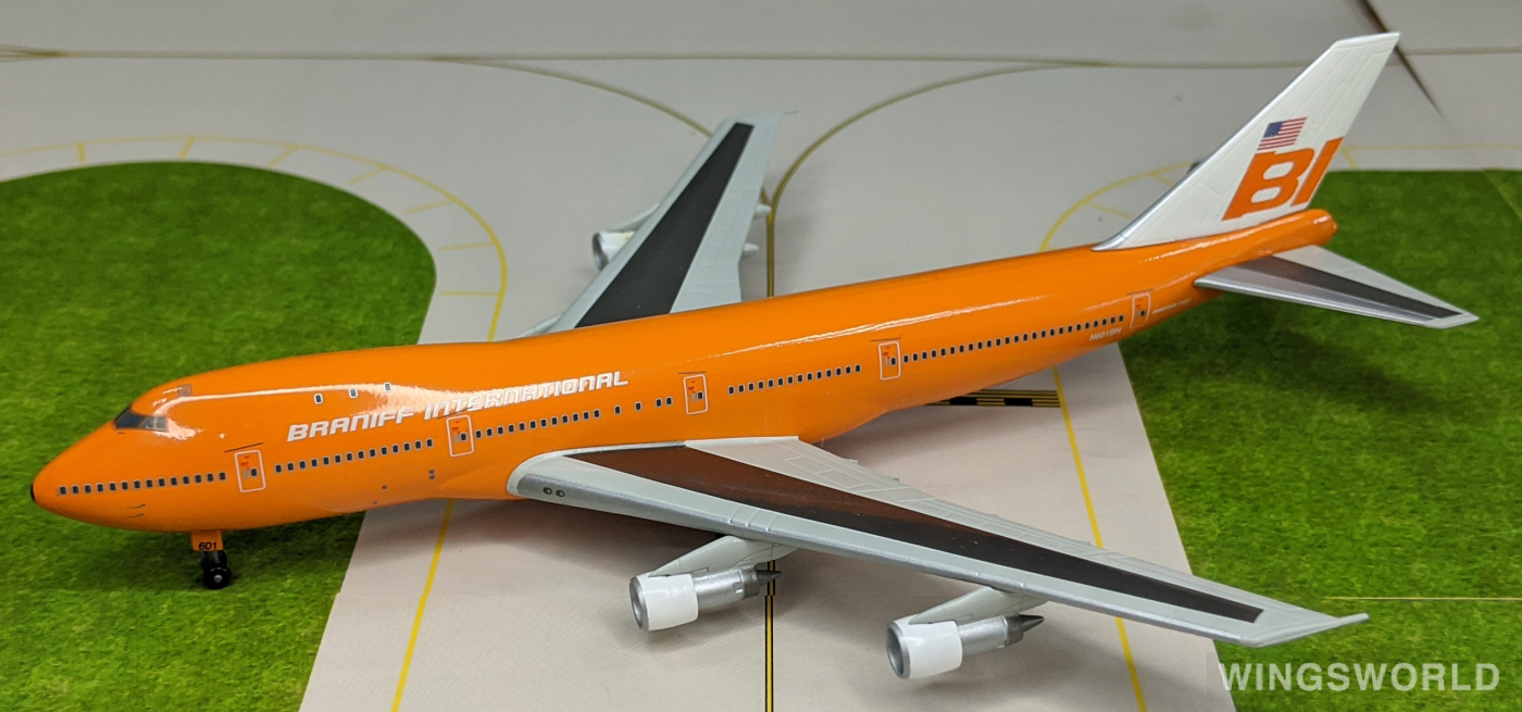 Jet-X 1:400 JX058 Braniff 布兰尼夫国际航空 Boeing 747-100 N601BN