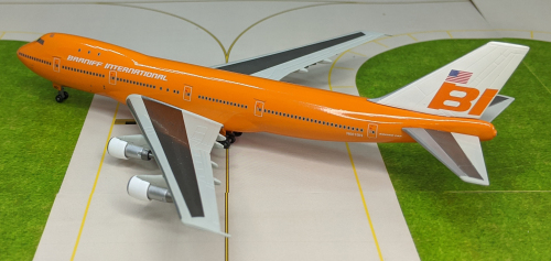 Braniff 布兰尼夫国际航空 Boeing 747-100 N601BN  JX058 Jet-X 1:400