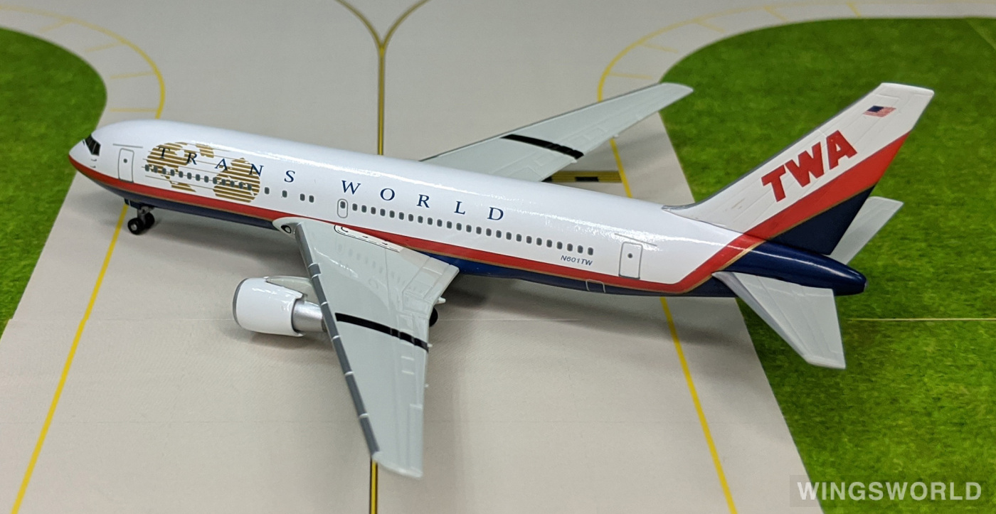 Dragon Models 1:400 55560 TWA 环球航空 Boeing 767-200 N601TW