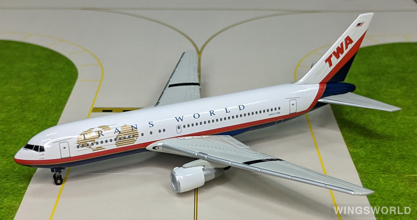 Dragon Models 1:400 55560 TWA 环球航空 Boeing 767-200 N601TW