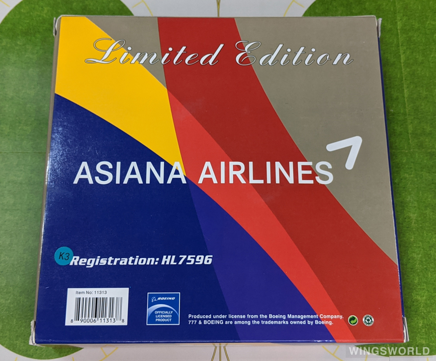 Phoenix 1:400 PH11313 Asiana 韩亚航空 Boeing 777-200 HL7596