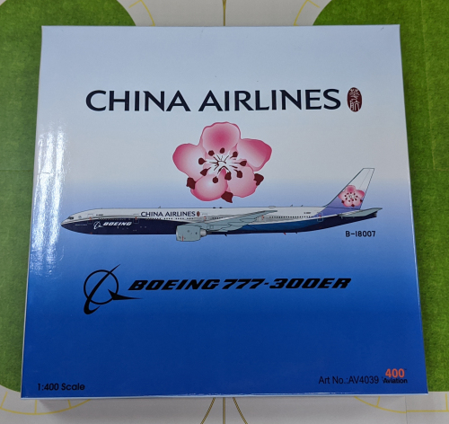 China Airlines 中华航空 Boeing 777-300ER B-18007  AV4039 Aviation400 1:400