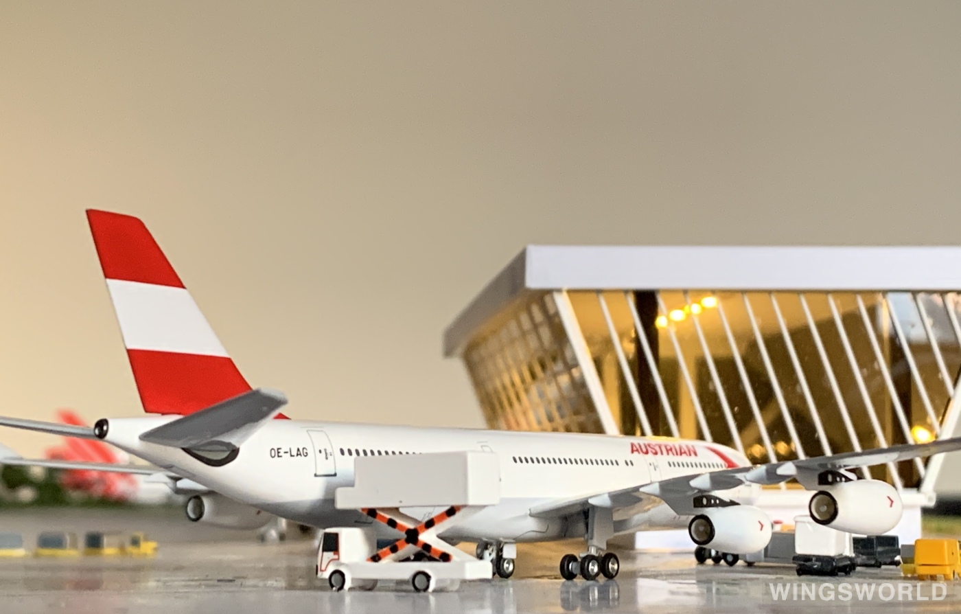 AeroClassics 1:400 AC4OELAG Austrian Airlines 奥地利航空 Airbus A340-200 OE-LAG