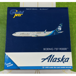 Alaska Airlines 阿拉斯加航空 Boeing 737-900 N248AK 波音100年彩绘 GJASA1590 Geminijets 1:400