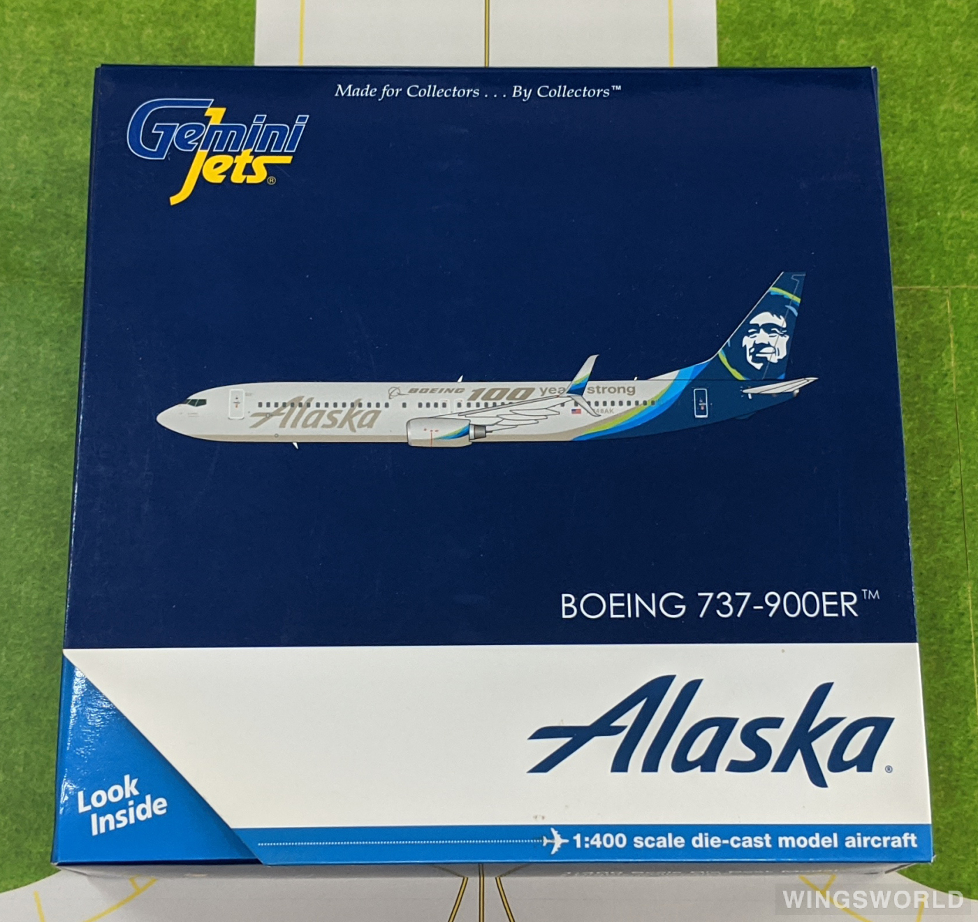 Geminijets 1:400 GJASA1590 Alaska Airlines 阿拉斯加航空 Boeing 737-900 N248AK