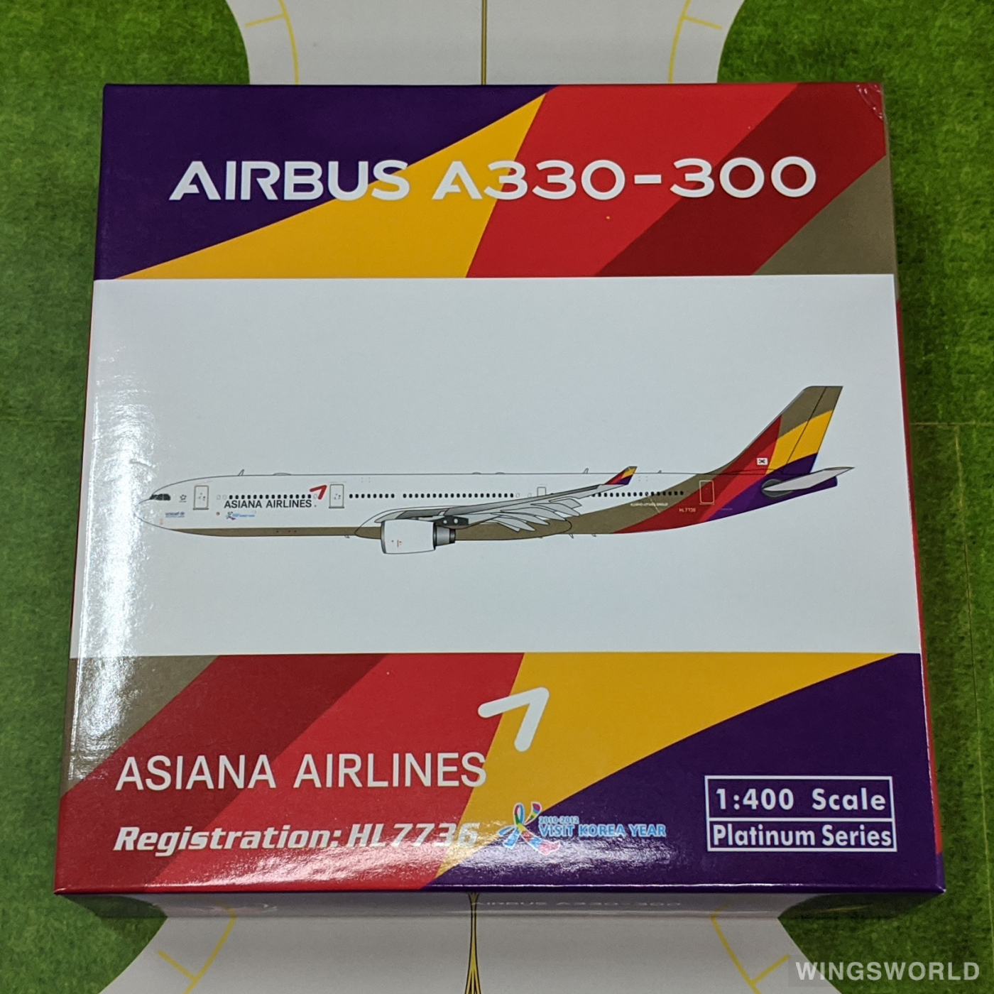 Phoenix 1:400 PH11526 Asiana 韩亚航空 Airbus A330-300 HL7736