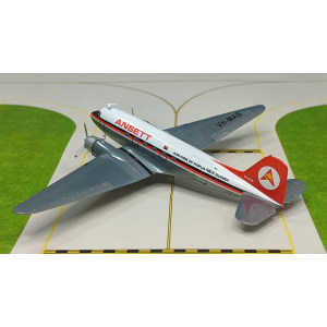Ansett 澳洲安捷航空 Douglas DC-3 VH-MAB  XX2528 JC Wings 1:200