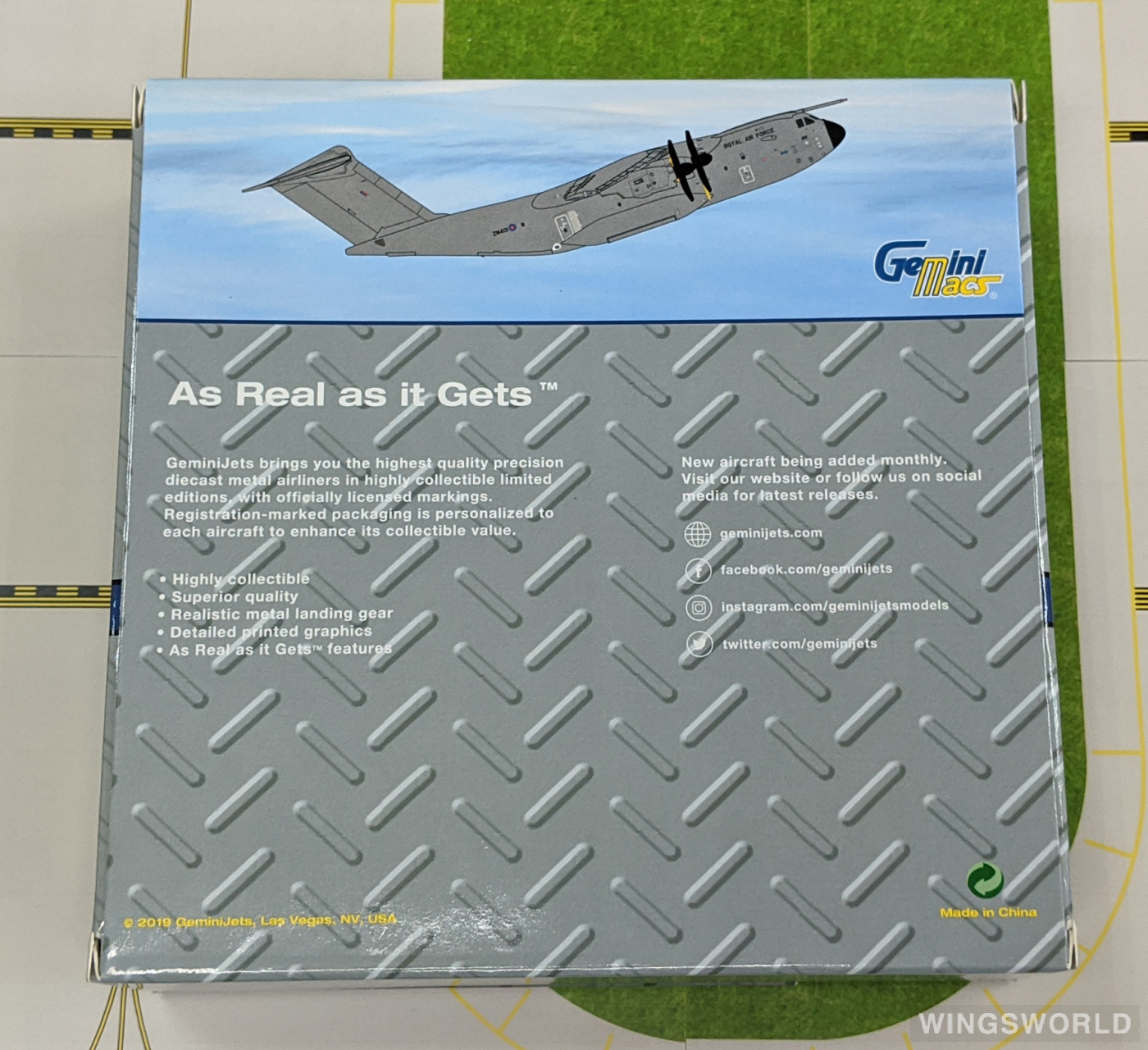 Geminijets 1:400 GMRAF091 RAF 英国皇家空军 Airbus A400M ZM401